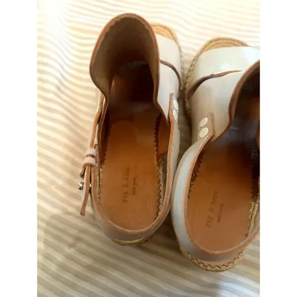 Rag and Bone Sayre Espadrille Wedge Sandal Size EU 38.5 or 8.5 US - Picture 3 of 8
